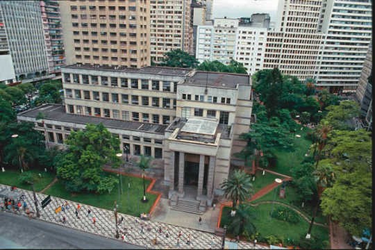 Biblioteca Mário de Andrade: o edifício em 1987 Biblioteca Mário de Andrade: o edifício em 1987