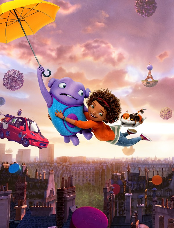 Cada Um na Sua Casa: a jovem adolescente Tip (Rihanna) e o alien Oh (Jim Parsons) Cada Um na Sua Casa: a jovem adolescente Tip (Rihanna) e o alien Oh (Jim Parsons)