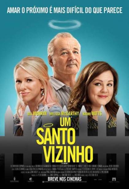 Um Santo Vizinho: pôster do filme