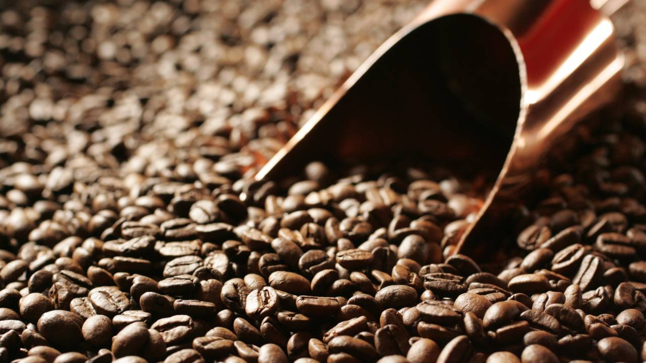 Grãos de café da cafeteria Suplicy Cafés Especiais