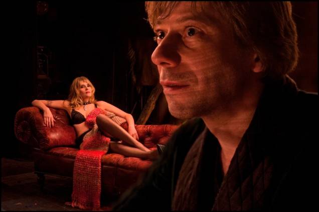 A Pele de Vênus: Vanda (Emmanuelle Seigner) e Mathieu Amalric A Pele de Vênus: Vanda (Emmanuelle Seigner) e Mathieu Amalric