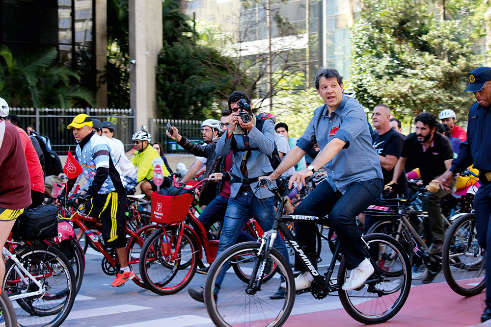 Fernando Haddad ciclovia