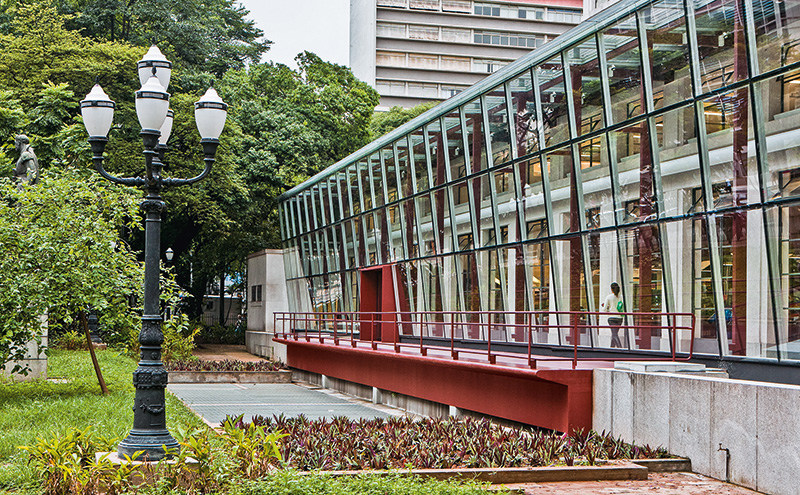 Biblioteca Mário de Andrade, no centro