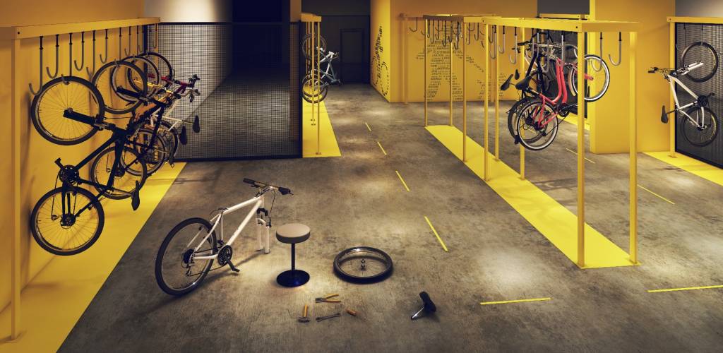 Novo prédio terá carros, bikes e até apartamento compartilhado