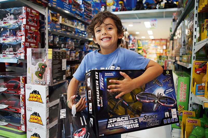 Os brinquedos favoritos das crianças