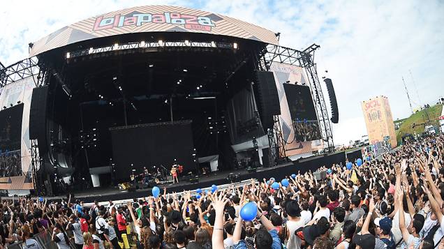 Palco do Lollapalooza: chegada ao evento foi tranquila Palco do Lollapalooza: chegada ao evento foi tranquila