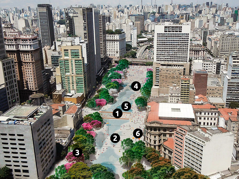 Prefeitura vai revitalizar o Vale do Anhangabaú