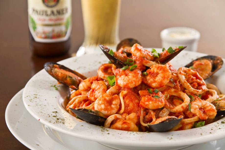 Espaguete com frutos do mar: 42 reais Espaguete com frutos do mar: 42 reais