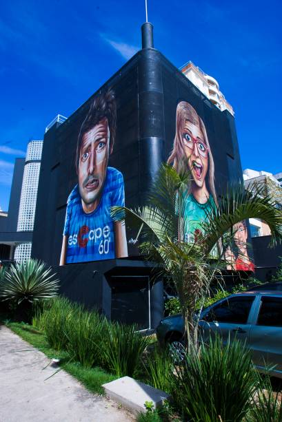 A fachada do imóvel, na Vila Olímpia