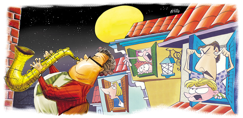 O saxofone da Teodoro