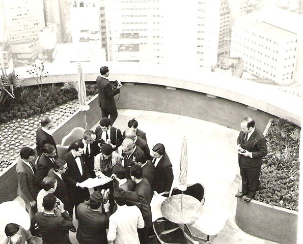 Terraço Itália: visita de Indira Gandhi ao restaurante Terraço Itália: visita de Indira Gandhi ao restaurante