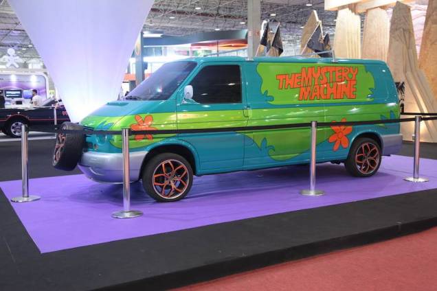 A van Mystery Machine, usada pela turma do Scooby-Doo A van Mystery Machine, usada pela turma do Scooby-Doo