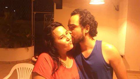 Cleo Loyola e o filho, Wesley Camargo Cleo Loyola e o filho, Wesley Camargo