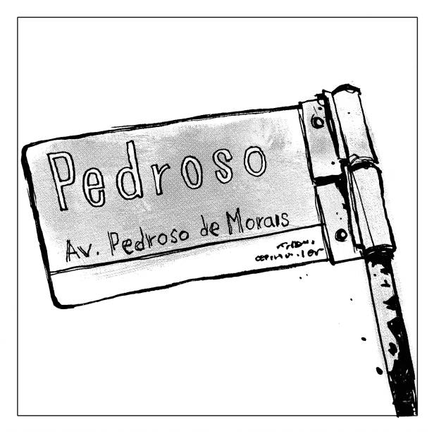 Um acidente ocorreu na Avenida Pedroso de Morais, em Pinheiros, por volta das 2h30 da madrugada de segunda (26)