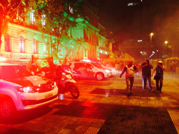 Dispersão: por volta das 22h Dispersão: por volta das 22h