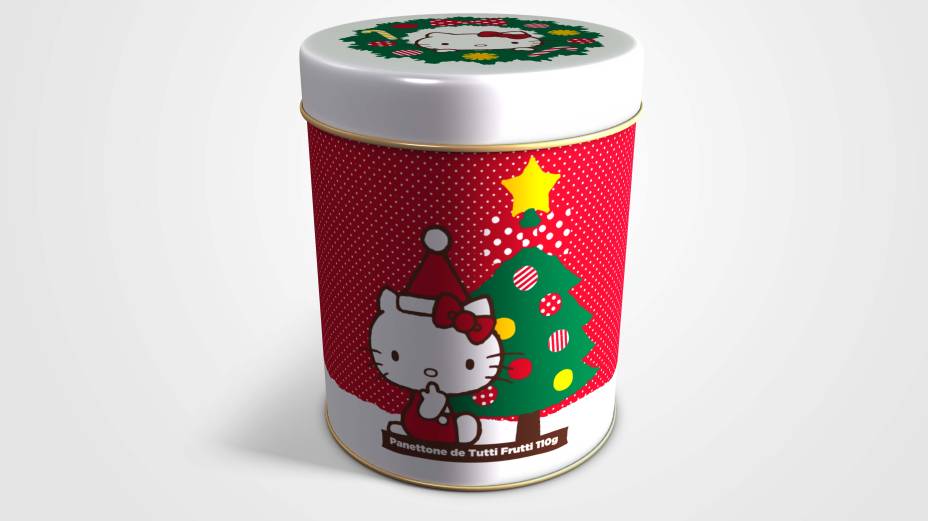 Ofner: panetone de tutti frutti da Hello Kitty (R$ 24,90) 