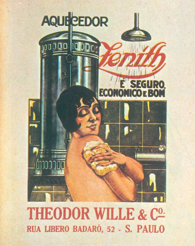 Reclame ousado: peça da revista de 1931 Reclame ousado: peça da revista de 1931