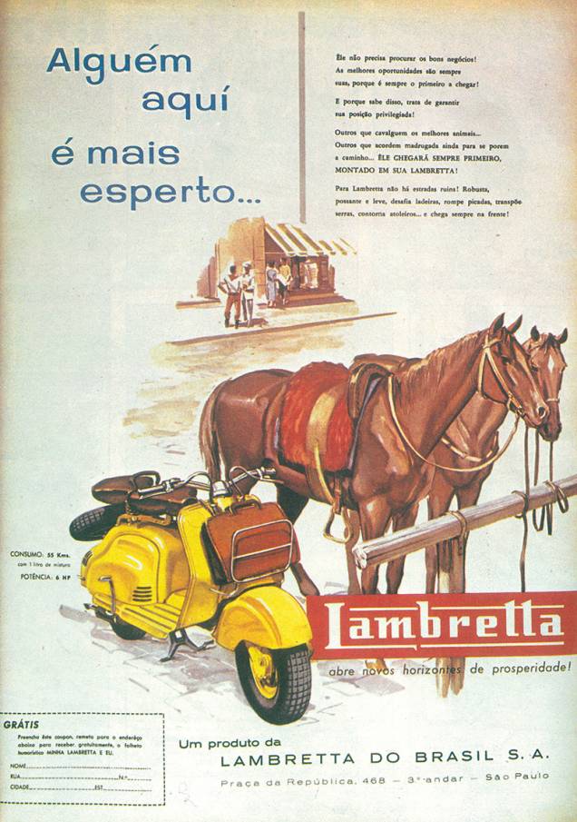 Lambretta: melhor do que cavalos Lambretta: melhor do que cavalos