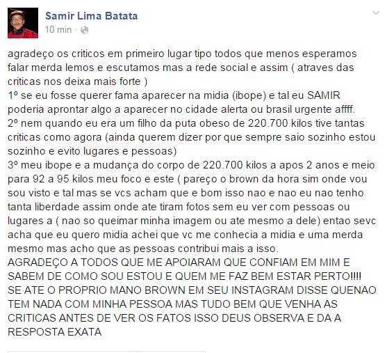Sósia de Mano Brown causa confusão em feira de produtos fitness