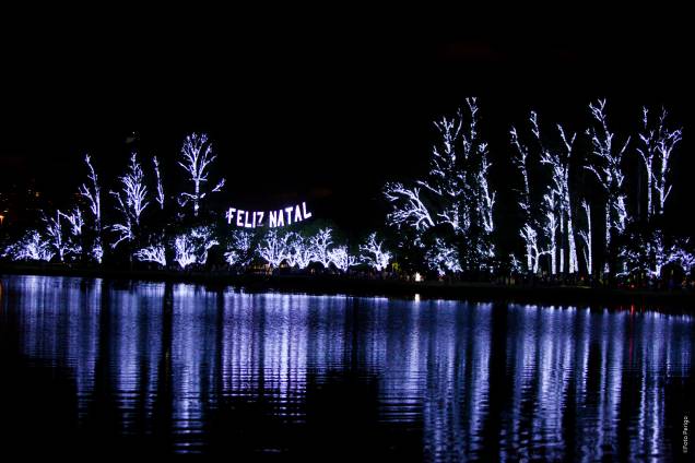 Natal Iluminado: fonte do Parque do Ibirapuera Natal Iluminado: fonte do Parque do Ibirapuera