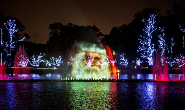Natal Iluminado - Fonte do Parque do Ibirapuera Natal Iluminado - Fonte do Parque do Ibirapuera