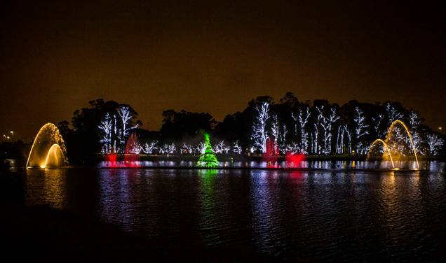 Natal Iluminado - Fonte do Parque do Ibirapuera Natal Iluminado - Fonte do Parque do Ibirapuera