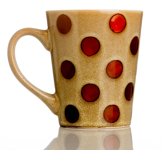 Daiso: caneca de cer&acirc;mica (R$ 9,90)