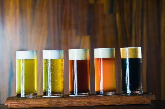 Degustação da Cervejaria Nacional: produção própria da bebida Degustação da Cervejaria Nacional: produção própria da bebida