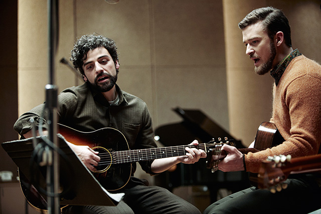 	Inside-Llewyn-Davis - Grande Prêmio do Júri no Festival deCannes, a nova produção dos irmãos Ethane Joel Coen segue a trajetória de um cantorfolk (Oscar Isaac), em 1961. O astro popJustin Timberlake também está no elenco.