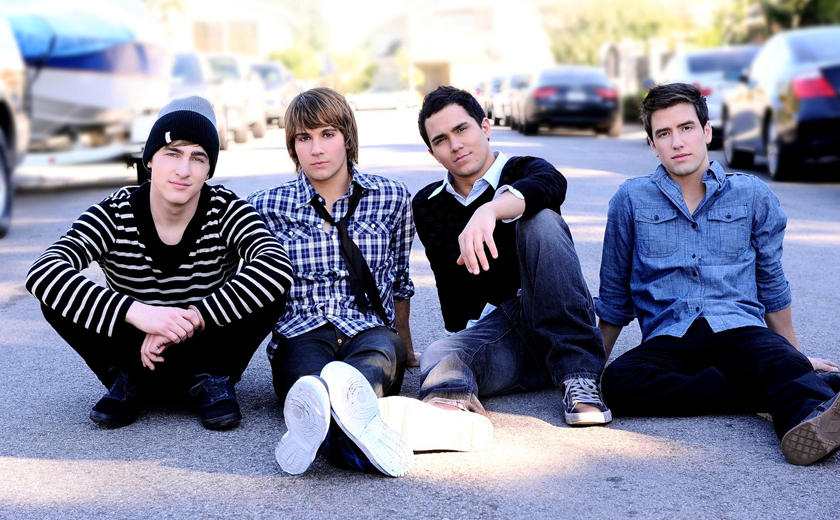 A banda Big Time Rush: sábado (29), 22h, no Z Festival