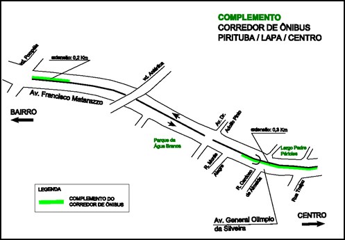 Cidade ganha 10,5 quilômetros de faixas de ônibus nesta segunda (19)