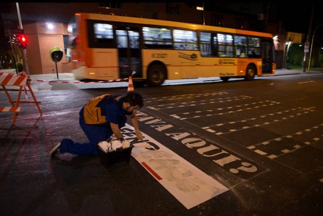 A rua Camargo com Avenida Vital Brasil, No Butantã também teve intervenção A rua Camargo com Avenida Vital Brasil, No Butantã também teve intervenção