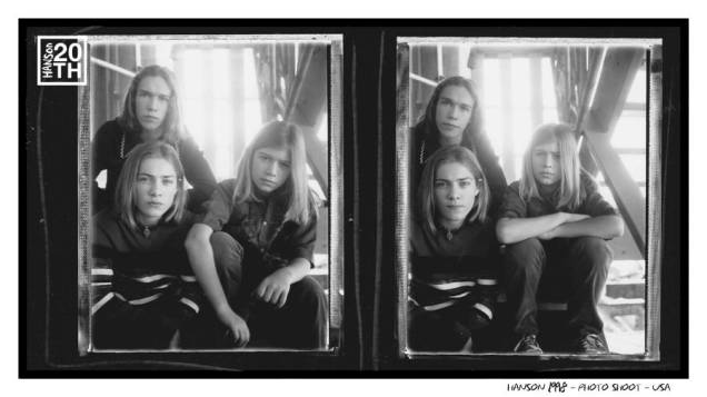 Os irmãos Hanson em 1998 Os irmãos Hanson em 1998