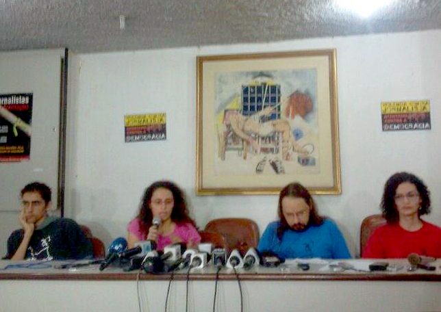 Coletiva de imprensa do Movimento Passe Livre