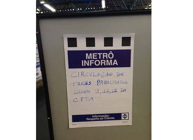 Greve é suspensa e trens voltam a circular normalmente na sexta