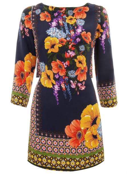 Vestido estampado da Farm, R$ 329,00, na <a href="https://www.shop2gether.com.br/" rel="Shop2gether" target="_blank">Shop2gether</a>