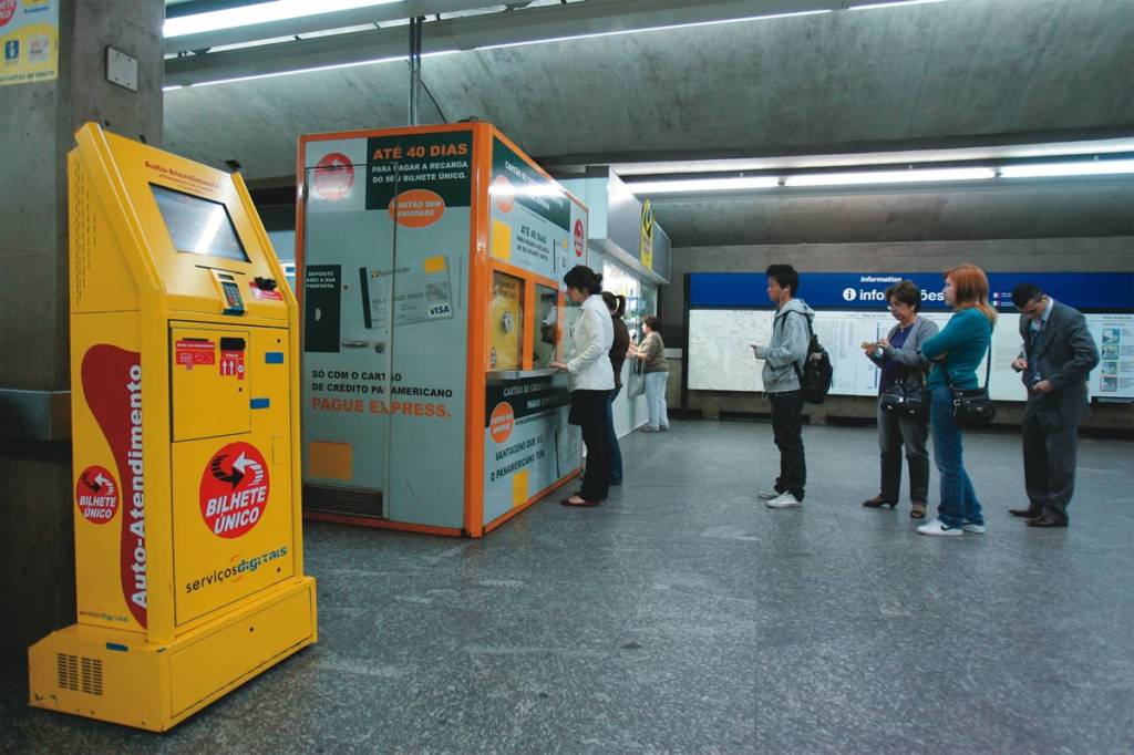 A dificuldade para recarregar o Bilhete Único
