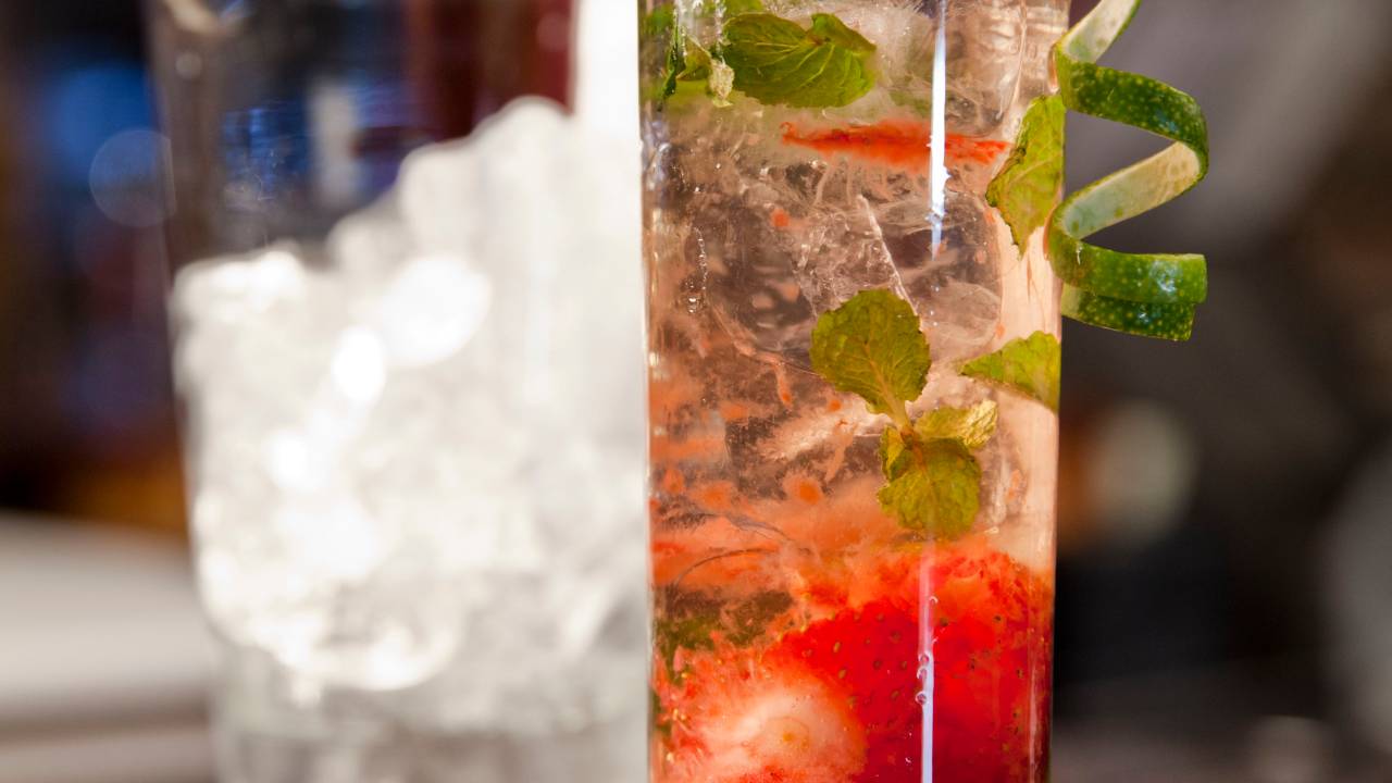 Strawberry mojito