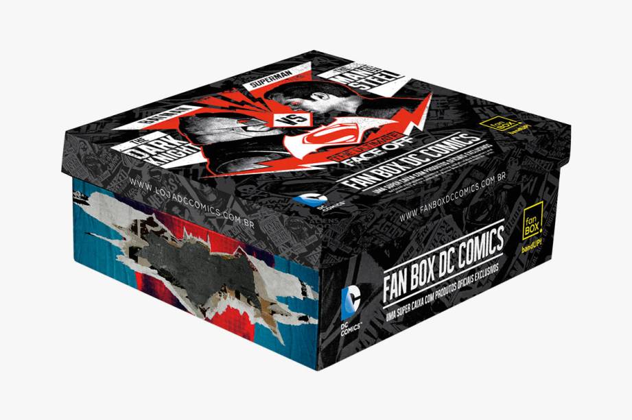 Clube de assinatura de produtos oficiais da DC Comics: R$ 79,90 por caixa Clube de assinatura de produtos oficiais da DC Comics: R$ 79,90 por caixa