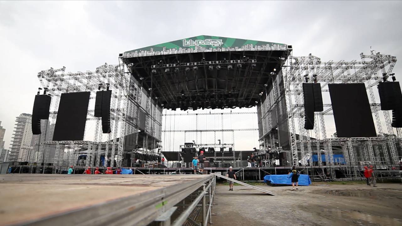 Palco do Lollapalooza Brasil