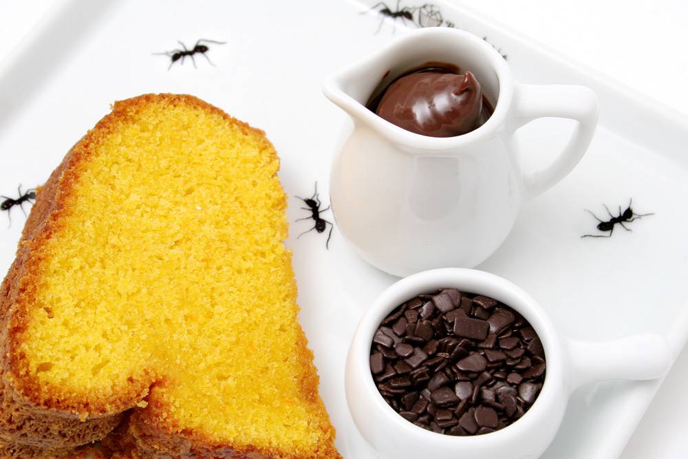 Bolo de fubá, cenoura e mais sabores para acompanhar o cafezinho