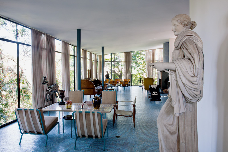 A Casa de Vidro: elementos regionais incorporados A Casa de Vidro: elementos regionais incorporados