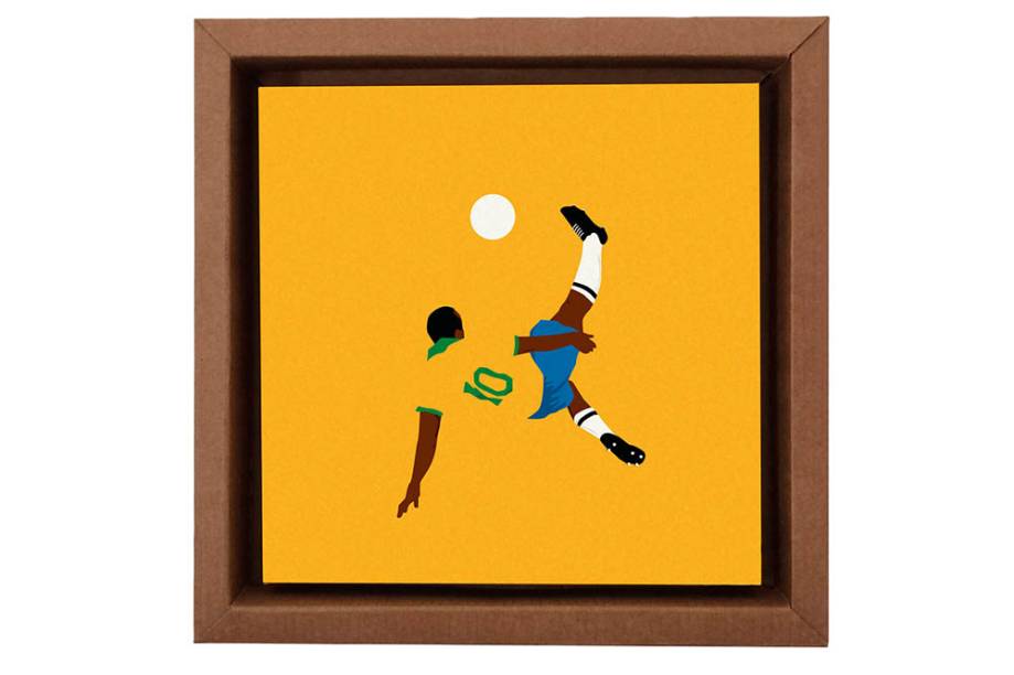 Gravura digital com moldura feita de papelão reciclado: R$ 55,00 Gravura digital com moldura feita de papelão reciclado: R$ 55,00