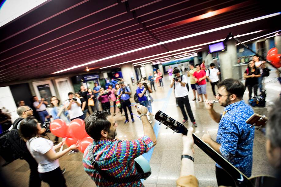 Apresentação do grupo Beatles para Crianças, estação Trianon