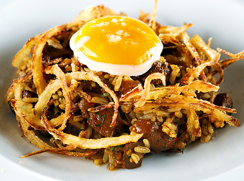 O untuoso arroz de fígado O untuoso arroz de fígado