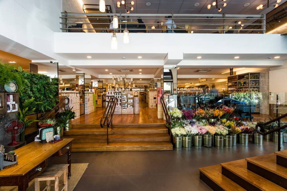 A entrada do empório, após a repaginação A entrada do empório, após a repaginação