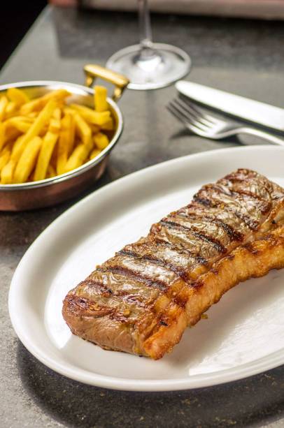 Opções até dezembro: bife de tira de chorizo