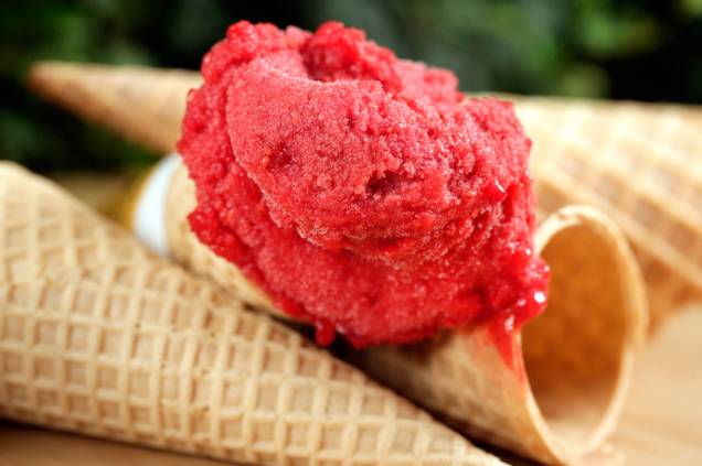 A casa também produz as versões de massa na casquinha A casa também produz as versões de massa na casquinha