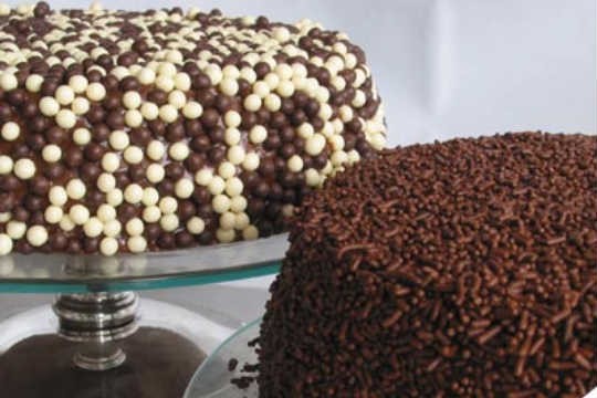 Brigadeiro com cereal ou granulado