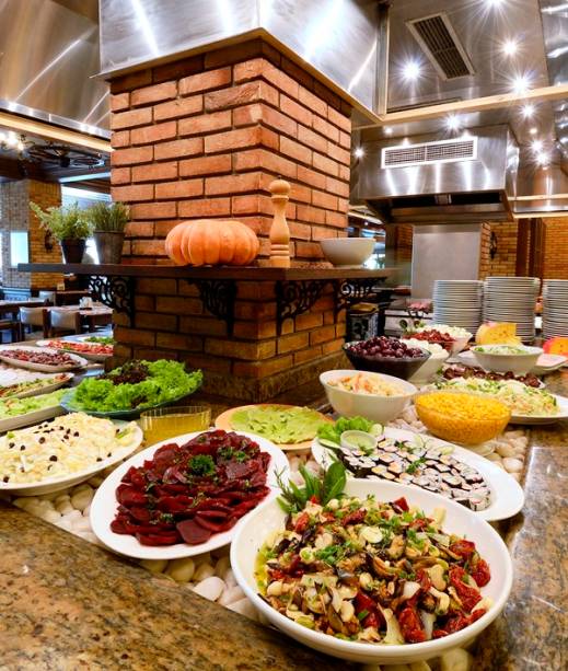 Bufê de saladas Bufê de saladas